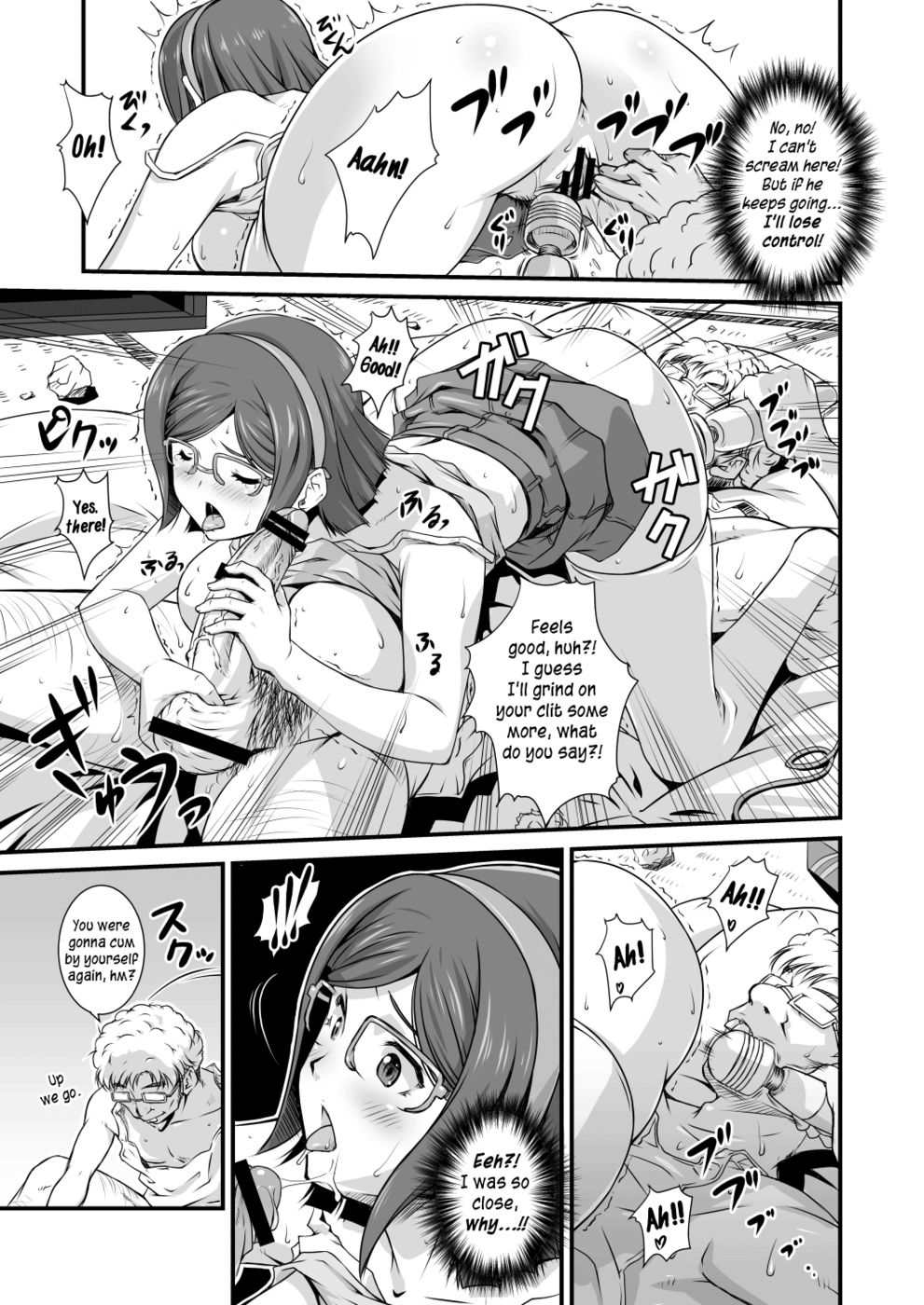 Hentai Manga Comic-Tonari no Megane Iincho-Read-19